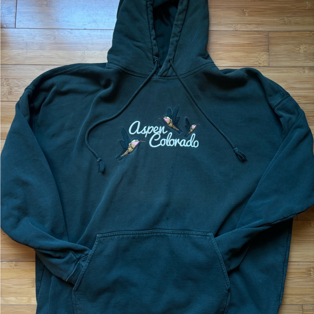 Aspen Colorado Green Hoodie